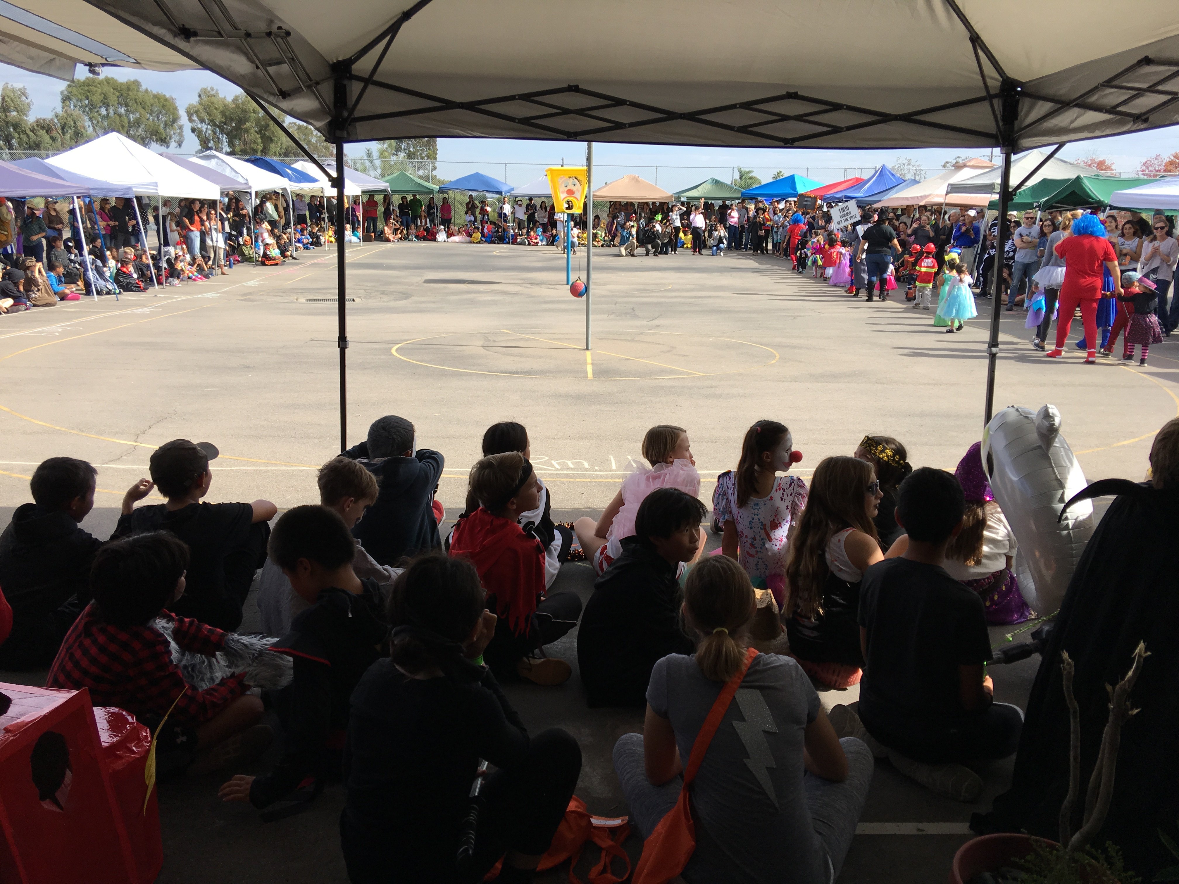 Halloween gathering on the MBMA playground